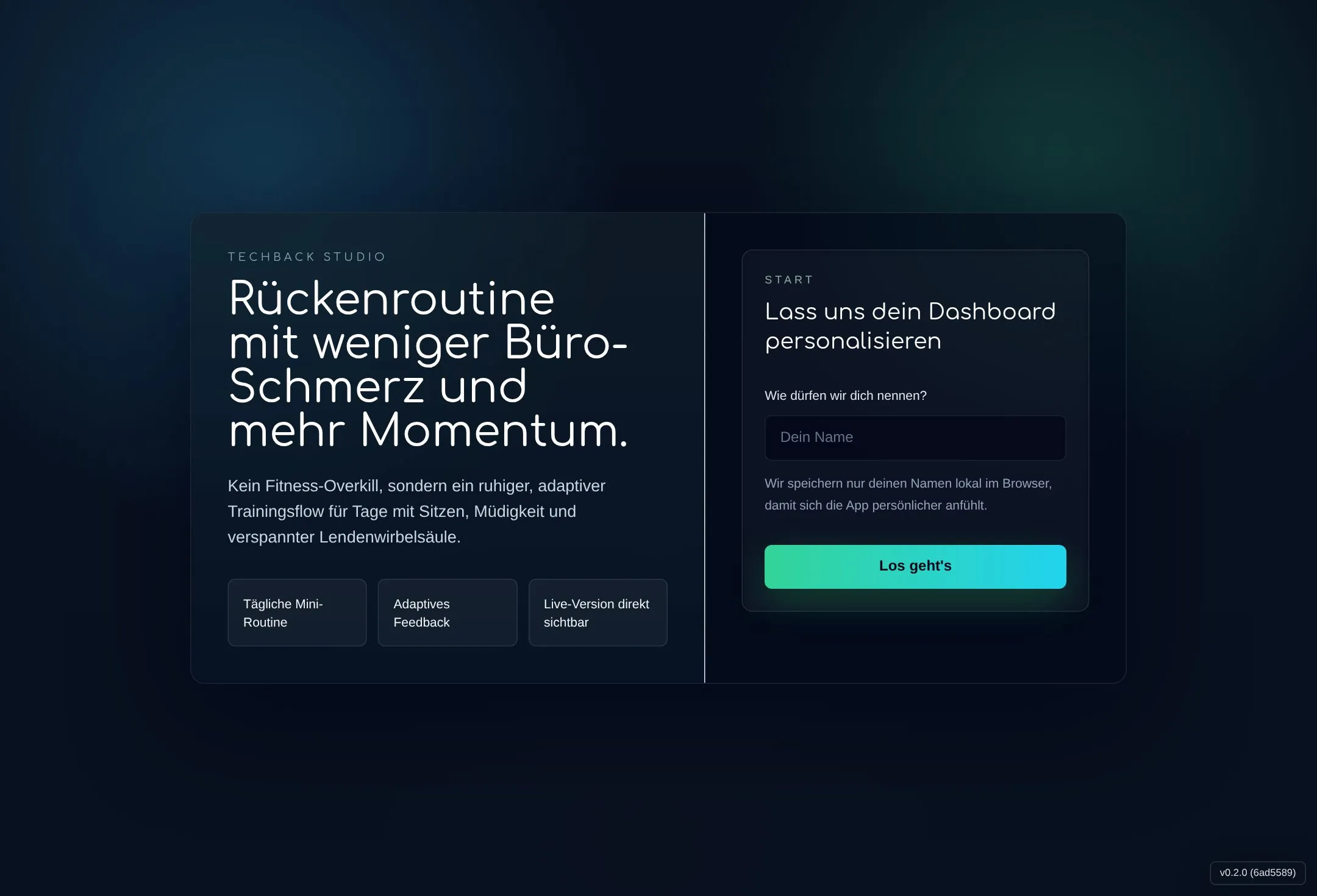 Aktuelle Vorschau von Techback